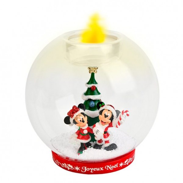 Disneyland Paris Mickey and Minnie Christmas Ornament Photophore candle holder Disneyland Paris Mickey and Minnie Christmas Ornament Photophore candle holder